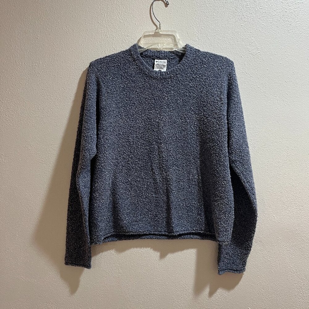 COLUMBIA Women's Blue Sweater - Size S